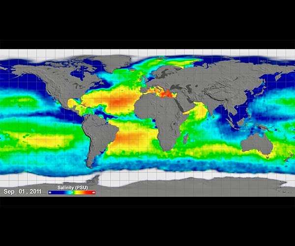 Intensified water cycle slows down global warming