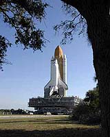 Atlantis Arrives At Pad 39A