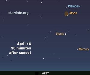 Mercury And Venus Shine Together Throughout April