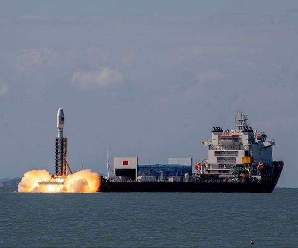 China's Smart Dragon 3 rocket launches satellites from sea