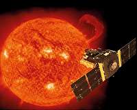 The sun's core makes a complete rotation in one week