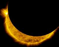 NASA's SDO sees partial eclipse in space