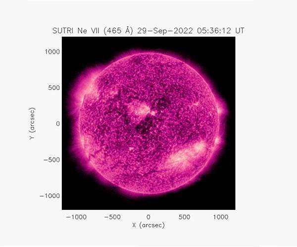 China's space-based solar camera publishes data on solar atmosphere