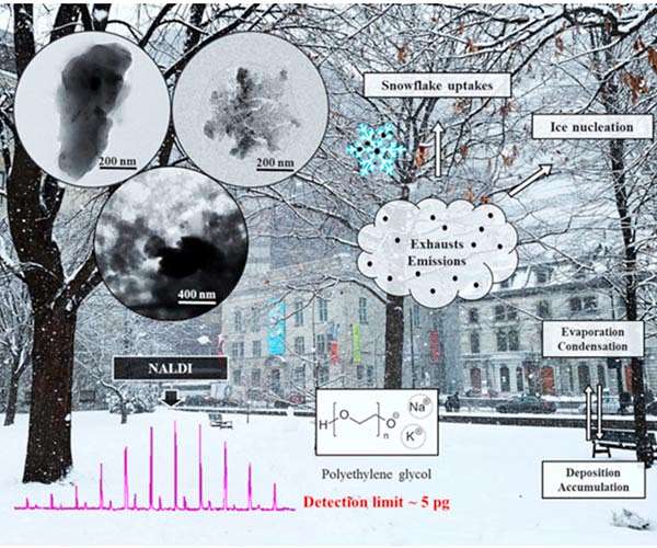 New technique detects minute particles of plastics in snow, rain and even soil