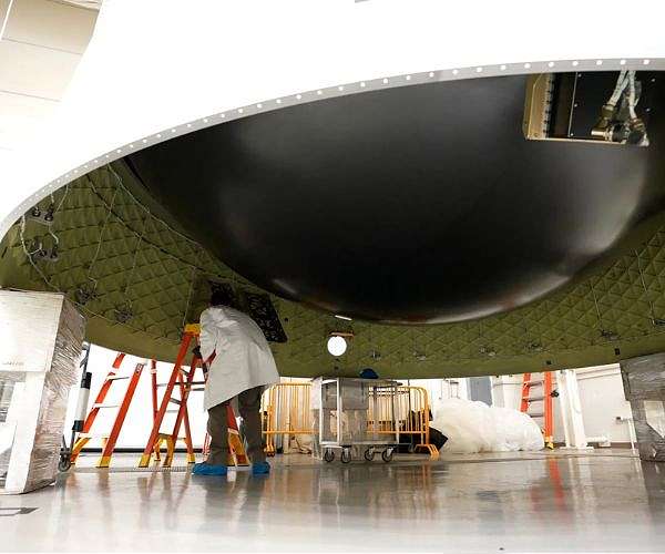 NASA Teams Prepare Moon Rocket-to-Spacecraft Connector for Assembly