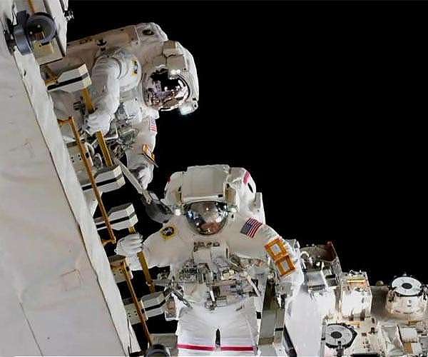 NASA astronauts complete ISS spacewalk
