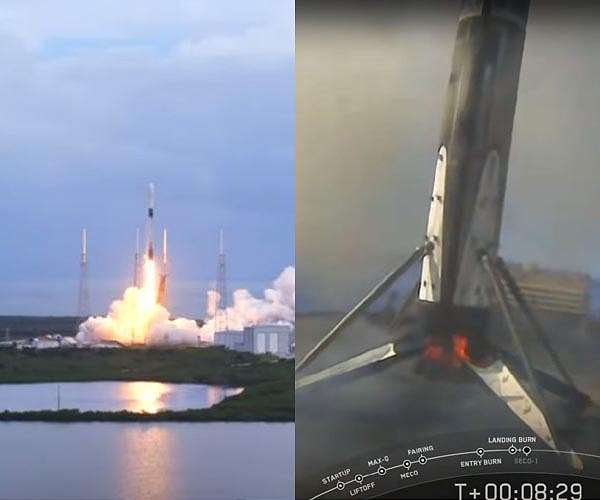 SpaceX launches cluster of Starlink satellites