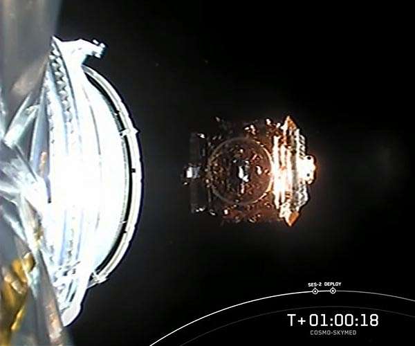 Third COSMO-SkyMed Second Generation radar satellite enters service ramp-up