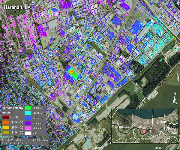 Major US Cities Sinking Due to Groundwater Extraction and Other Factors