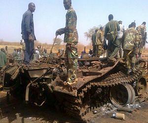 Bodies, destroyed tanks at scene of Sudan battle: AFP