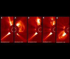 Five Solar Eruptions in 2 Days - CME On the Way