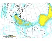 NASA-NOAA's Suomi NPP Satellite Analyzes Saharan Dust Aerosol Blanket
