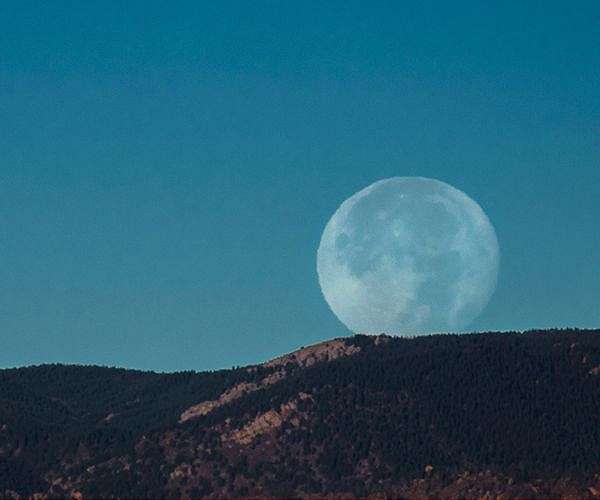 This supermoon has a twist