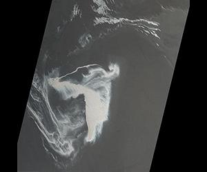 NASA Satellite Views Massive Gulf Oil Spill