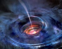 Scientists identify a black hole choking on stardust