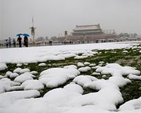 Beijing gives frosty reception to man-made snowstorm