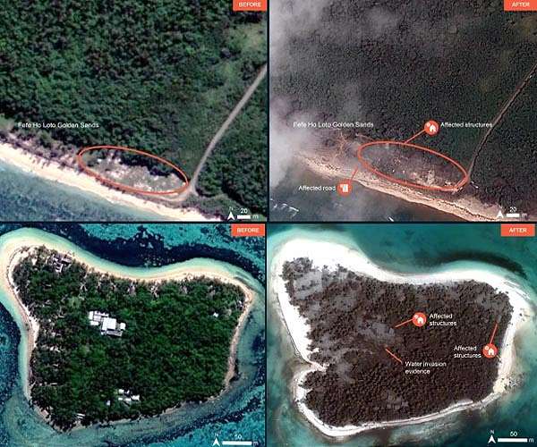 'Extensive damage' in tsunami-struck Tonga