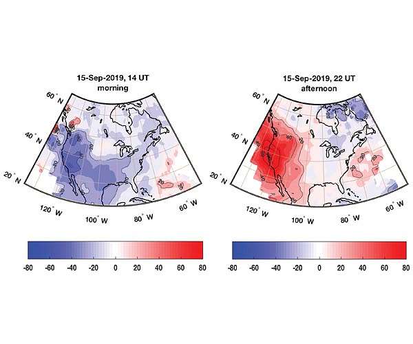 How a sudden stratospheric warming affected the Northern Hemisphere