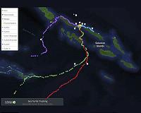 Satellite tracking unlock mystery of Hawksbill migration in South Pacific