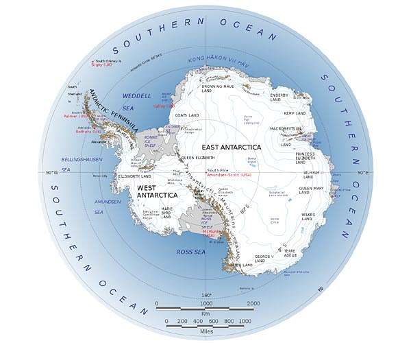 The ice in Antarctica has melted before