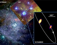 First High-Res Image of Binary Star In Heart Of Orion Nebula