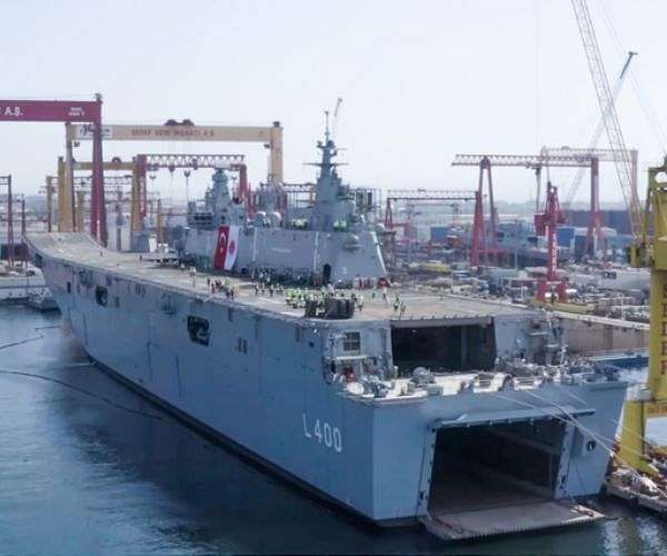 Turkey unveils its first drone carrier
