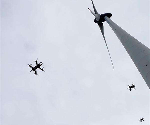Intelligent drones to make wind turbines far more efficient