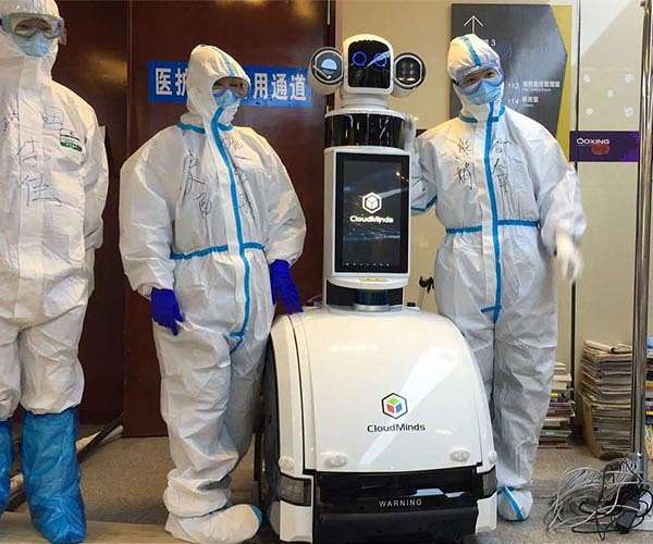 'Say ahh': Chinese robots take throat swabs to fight Covid outbreak
