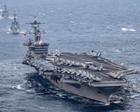 USS George H.W. Bush carrier strike group completes Saxon Warrior exercise