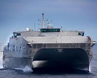 USNS Burlington returns to shipyard for bow modifications
