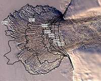 New ice river detected at Arctic glacier adds to rising seas