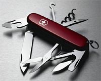 Swiss Army knife morphs with age