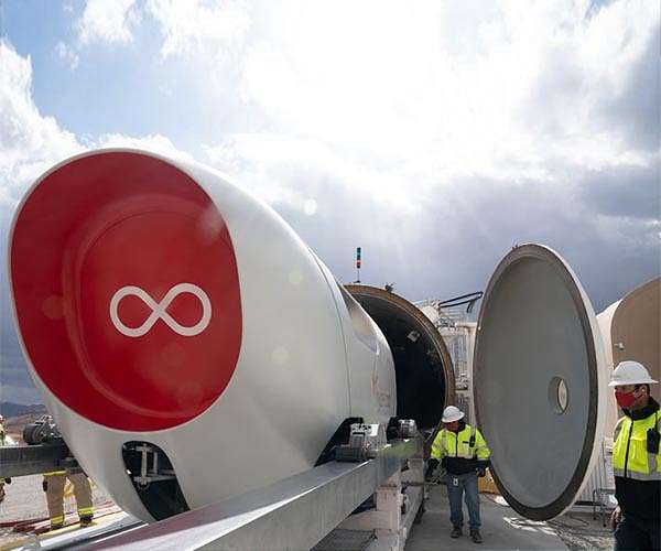 Transport of the future? Europe's longest hyperloop centre opens